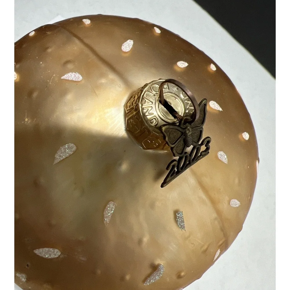 Double Cheeseburger Glass Blown Ornament 4